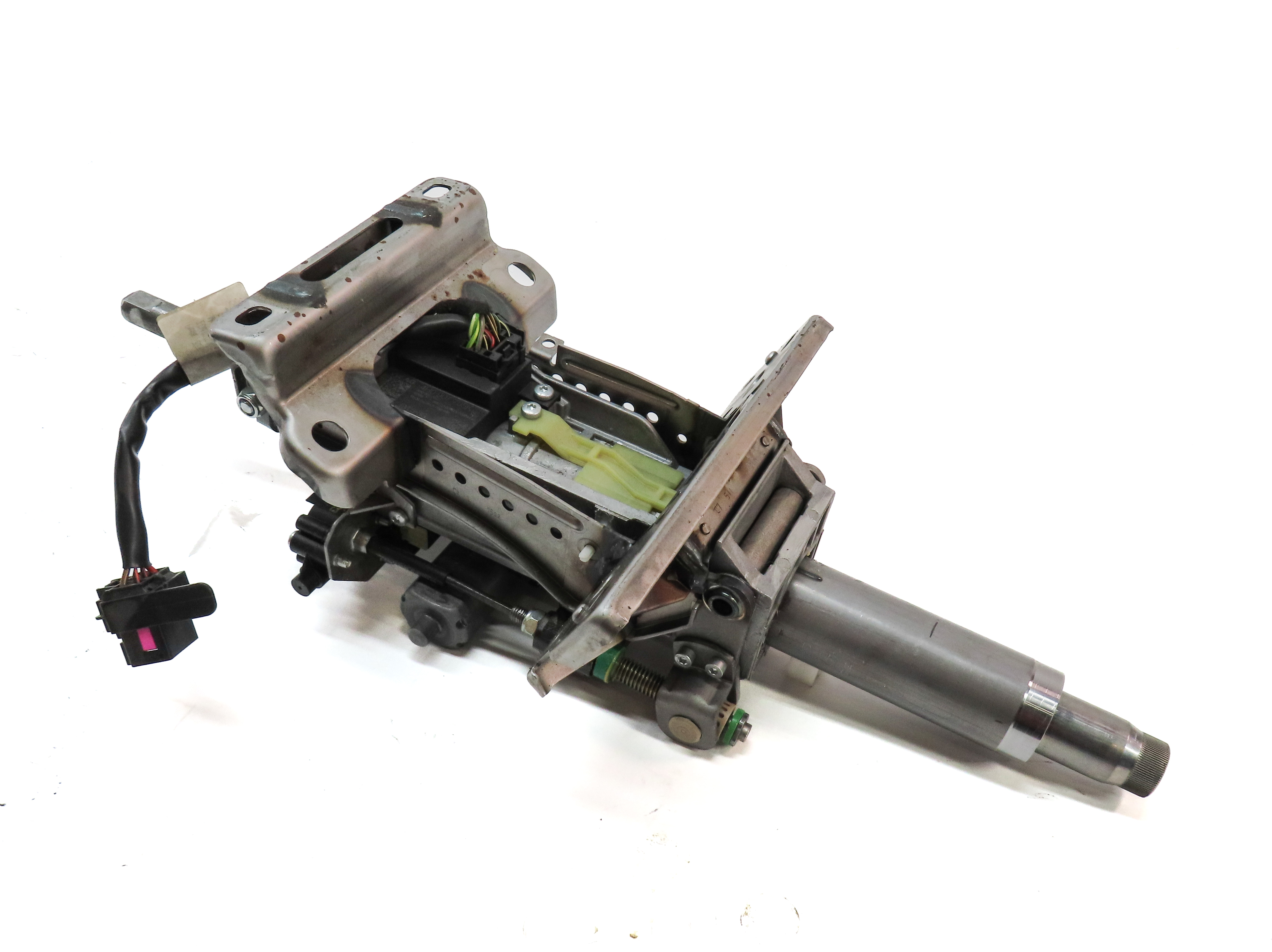 15-18 PORSCHE MACAN (95B) ELECTRIC WHEEL ADJUST POWER STEERING COLUMN ASSEMBLY — exact item pictured